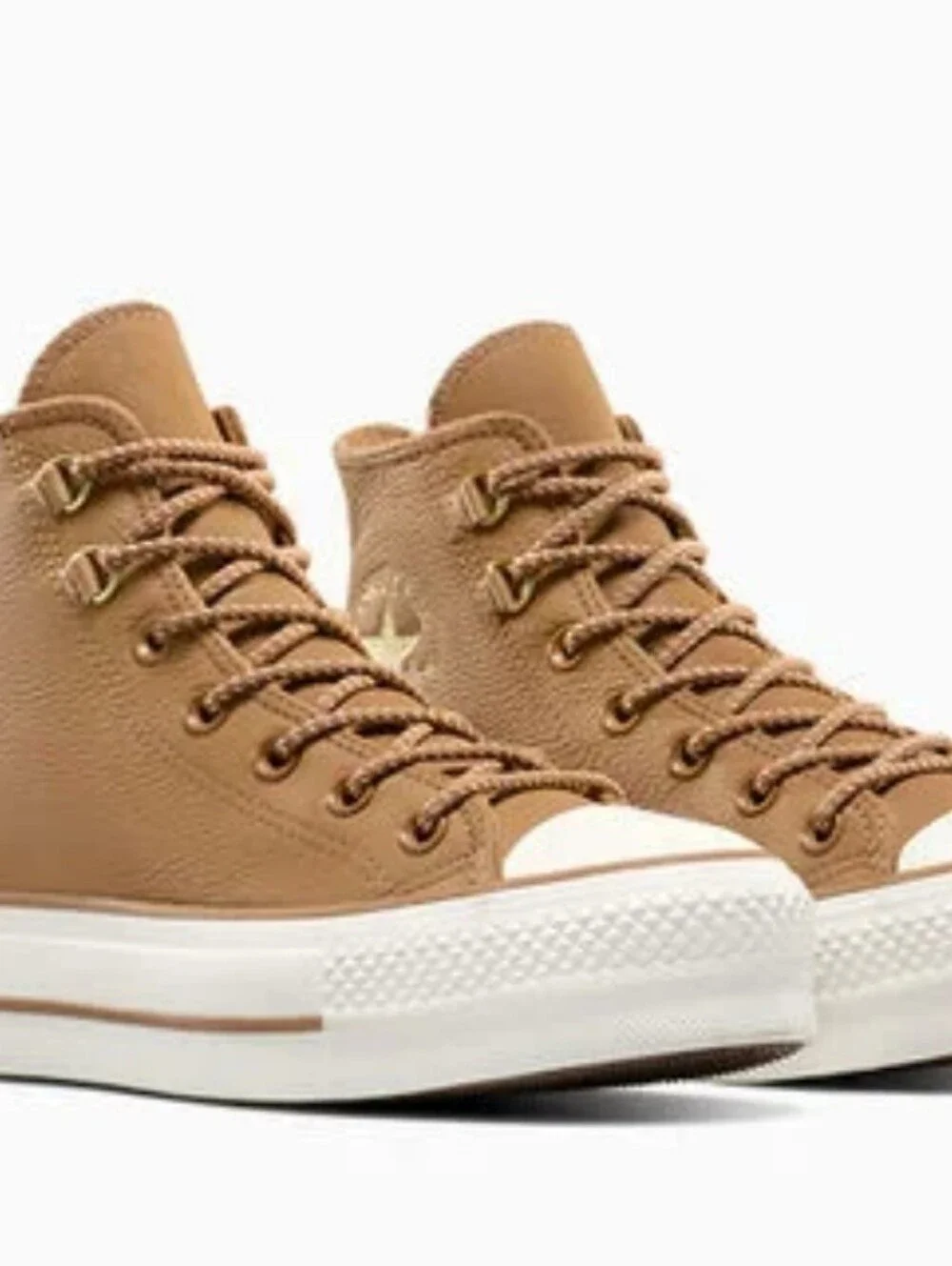 Converse Chuck Taylor All Star Lift Platform Glam Leather Sneakers-Incensed/Egre - Picture 3 of 13